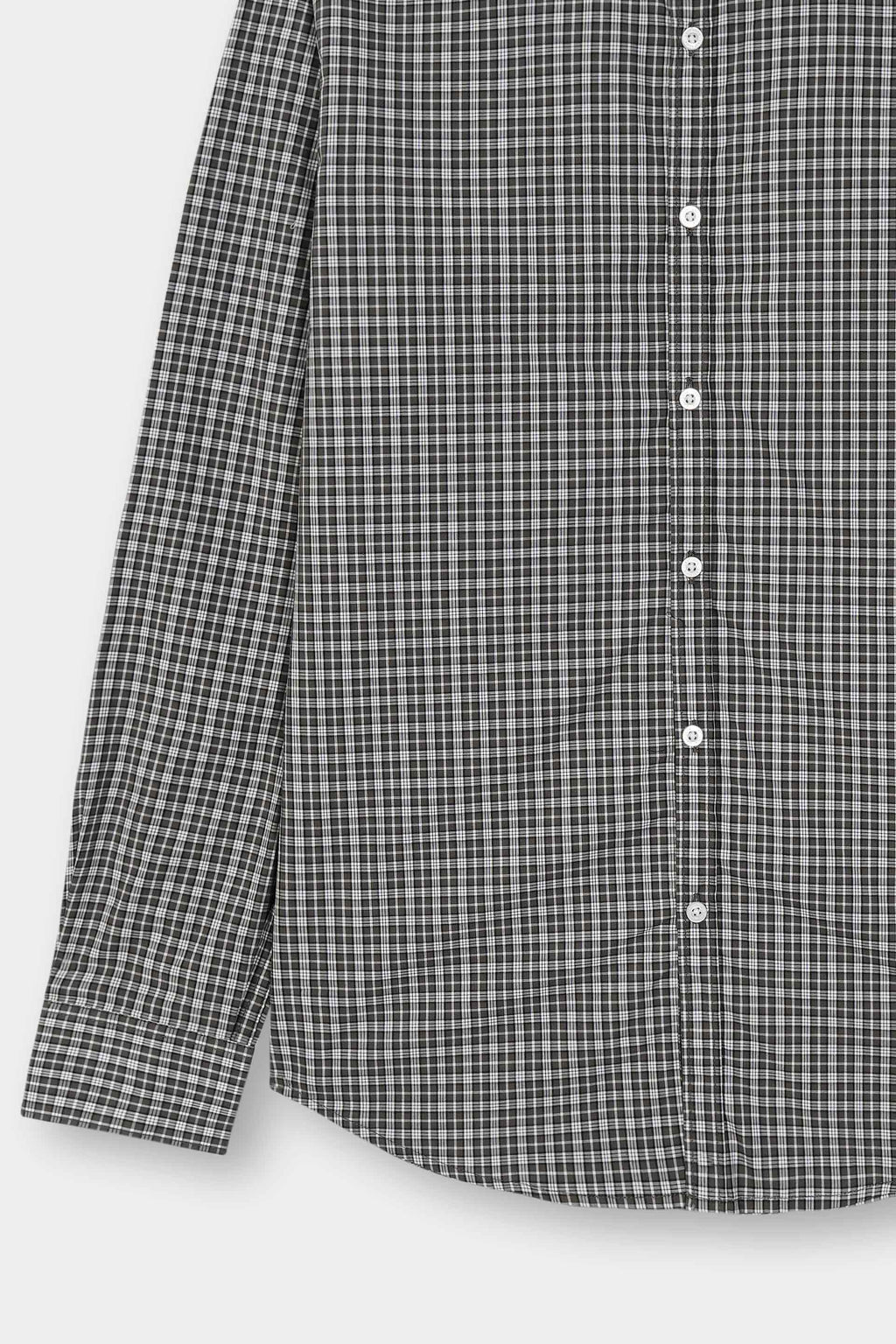 Black Checked Dress Shirt Men