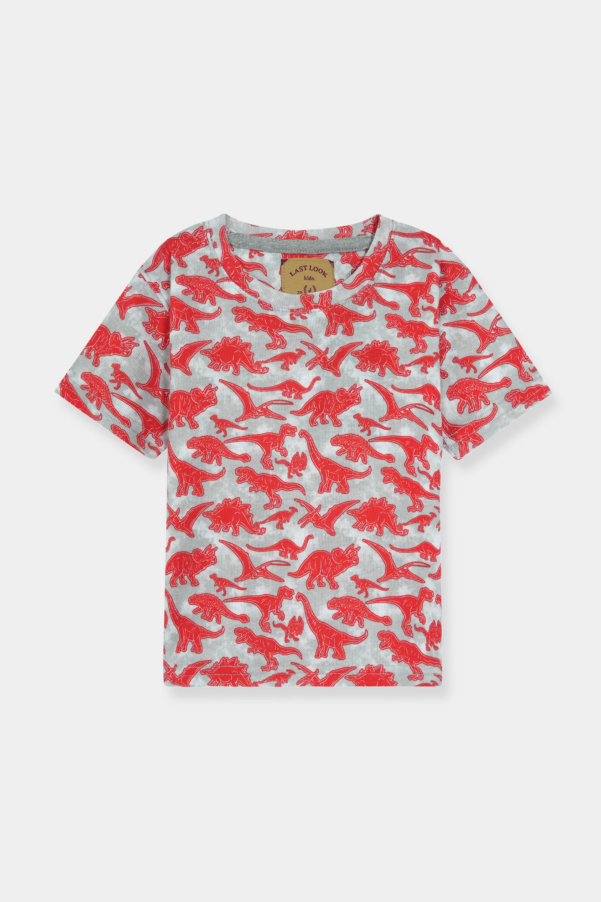 Red Dinosaur Niker Suit Boys