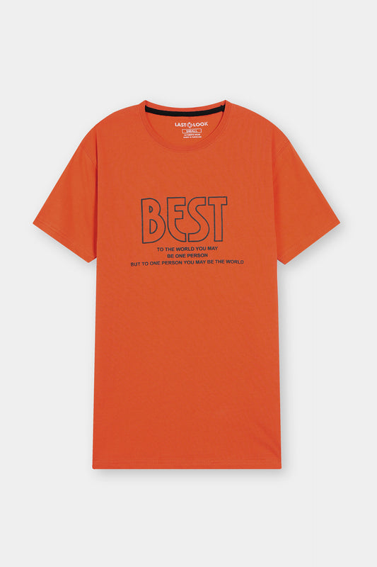 Orange T-Shirt Men