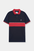 Red & Navy Polo Shirt Men
