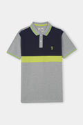 Grey Polo Shirt Men