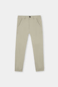 Beige Cotton Pant