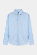 Sky Blue Dress Shirt Men