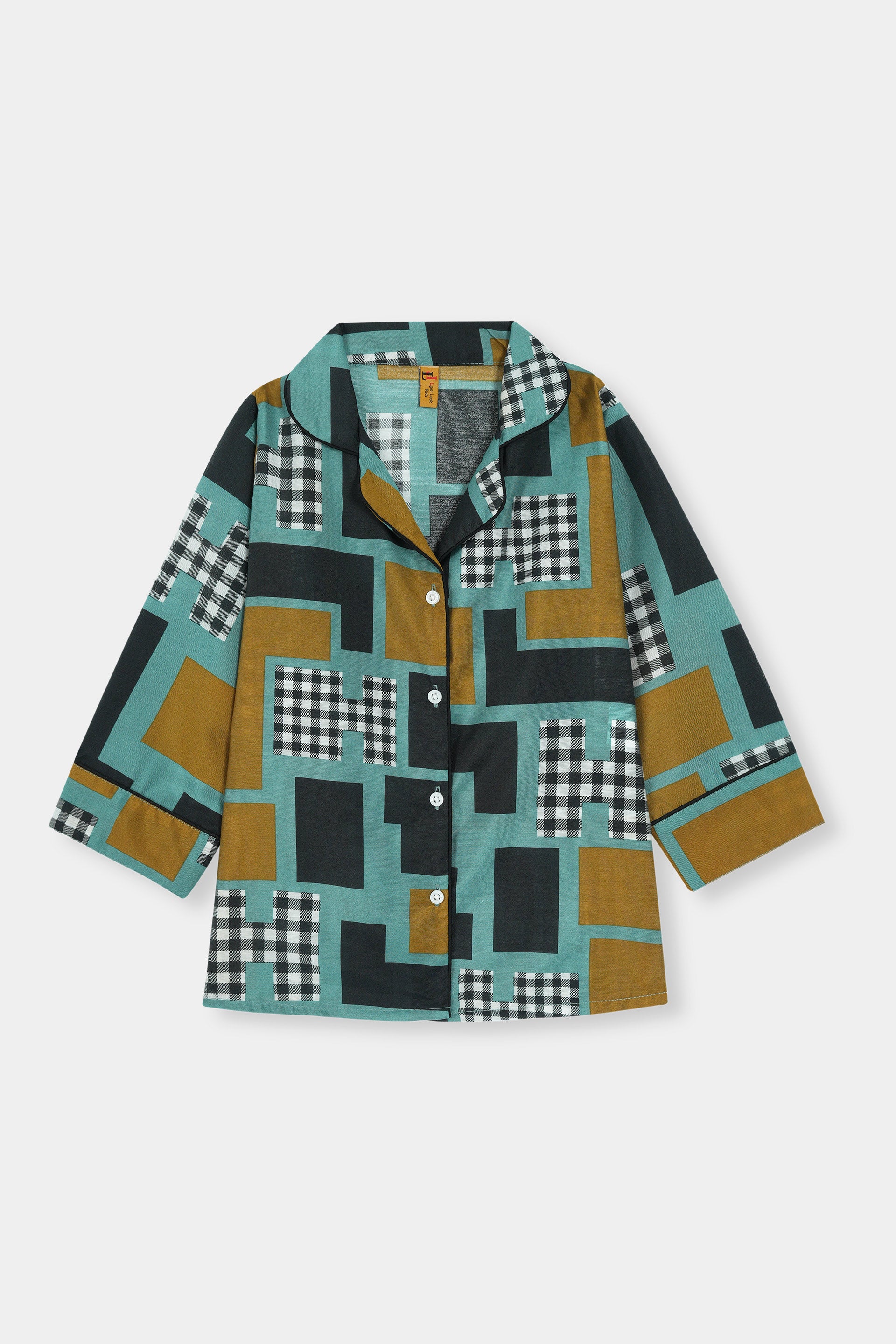 Black Multicolor Niker Suit Boys