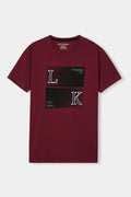 Maroon LK T-Shirt Men
