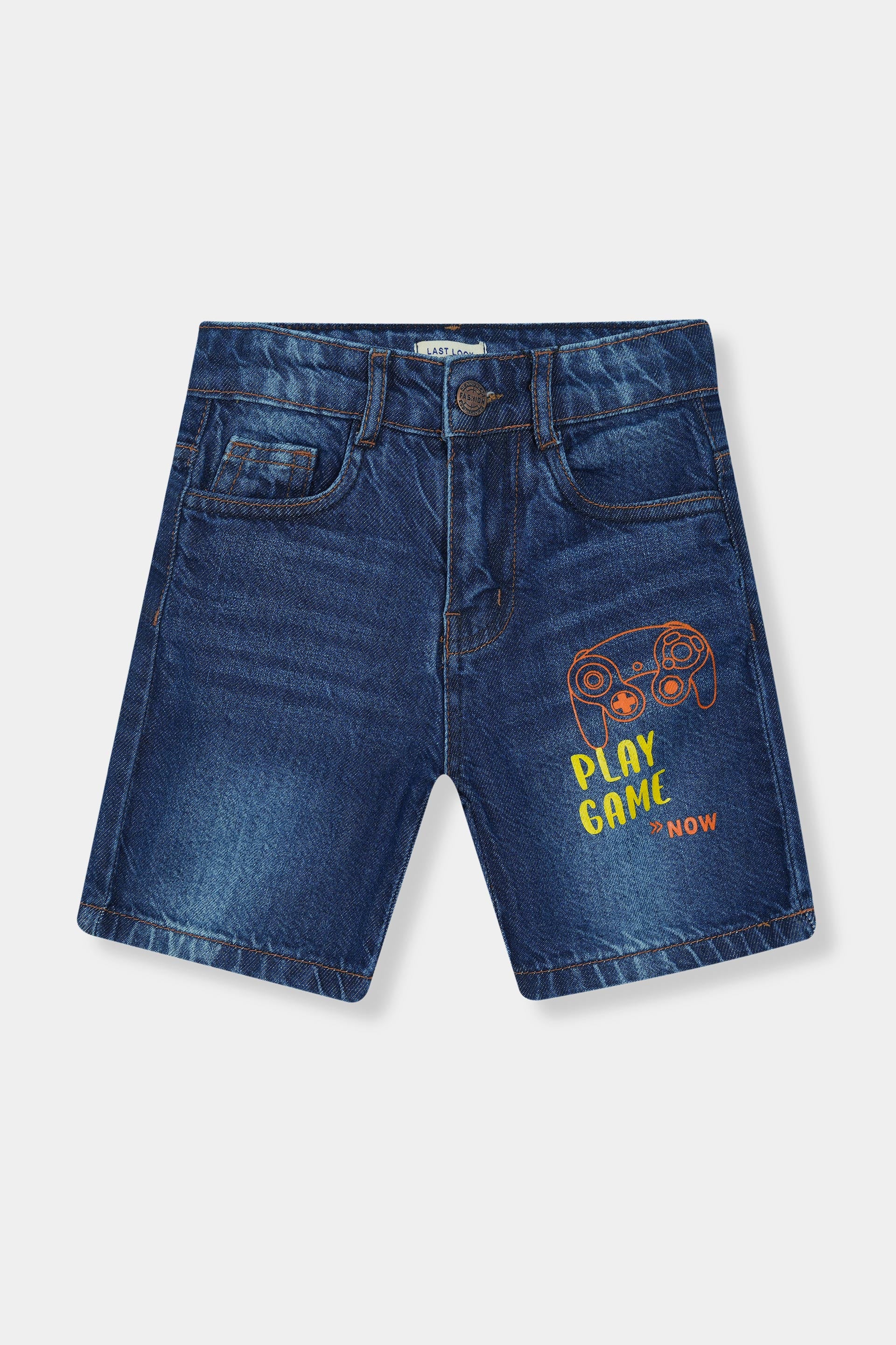 Blue Denim Jeans Short Boys