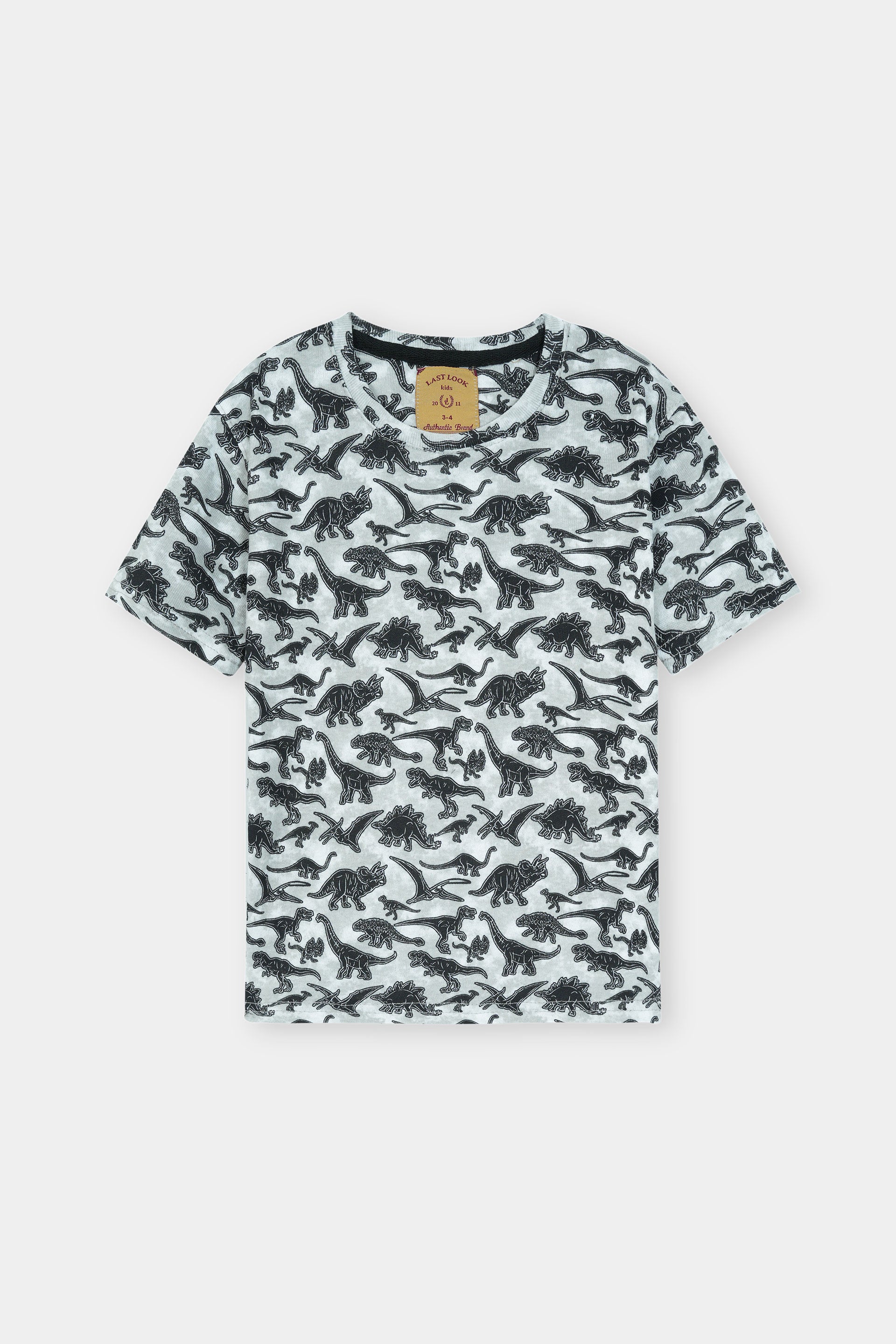 Black Dinosaur Niker Suit Boys