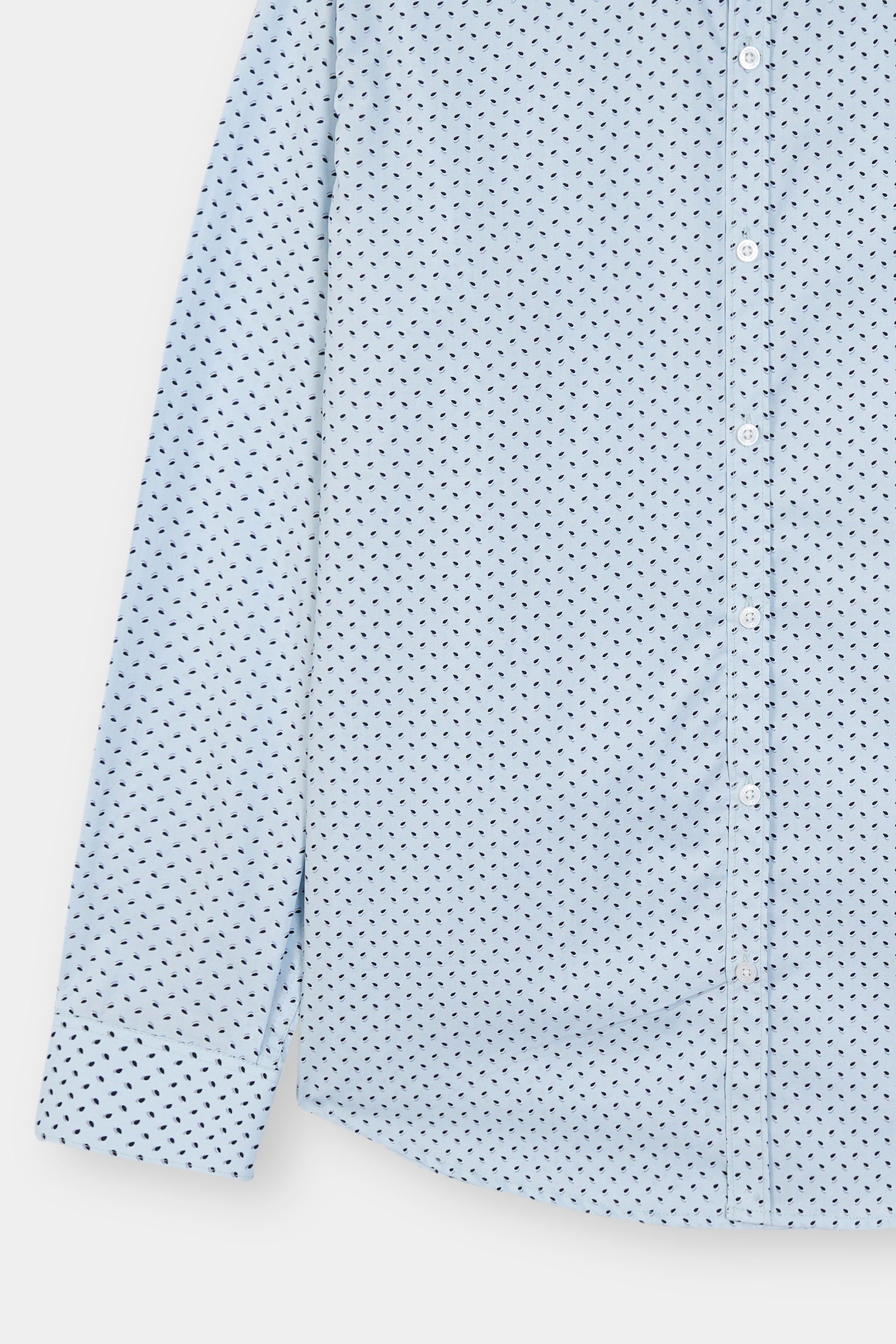 Sky Blue Dress Shirt Men