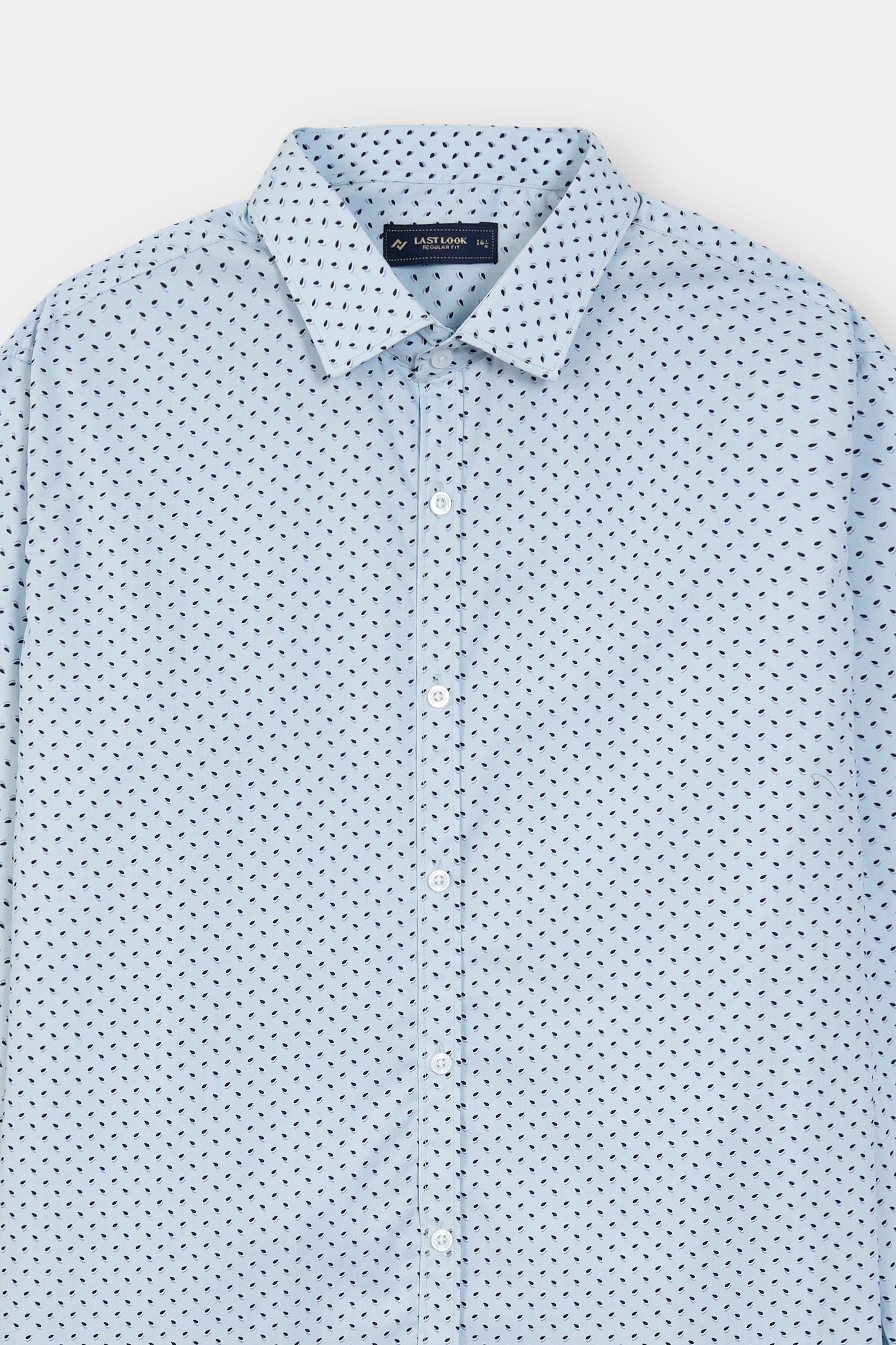 Sky Blue Dress Shirt Men