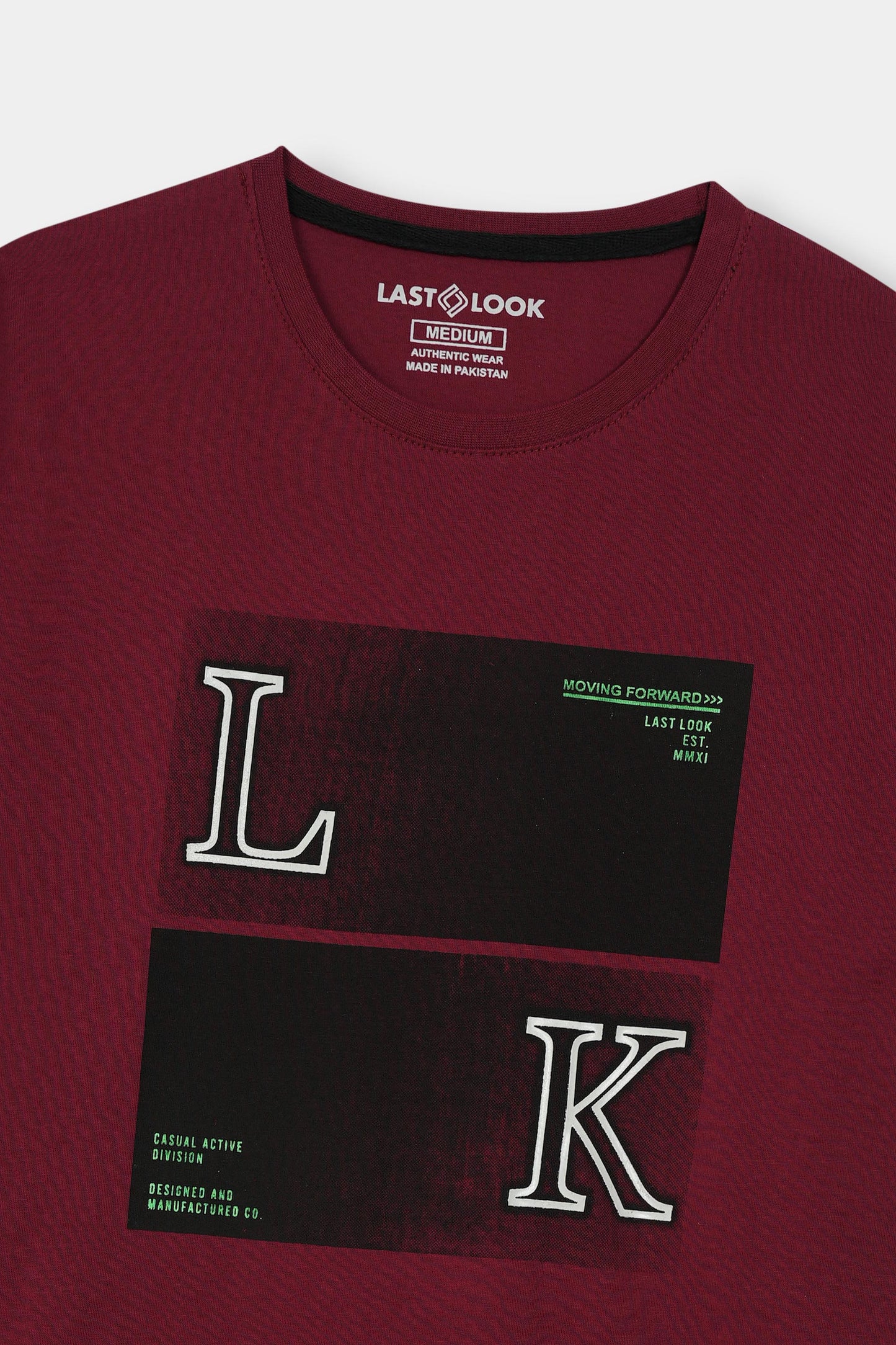 Maroon LK T-Shirt Men