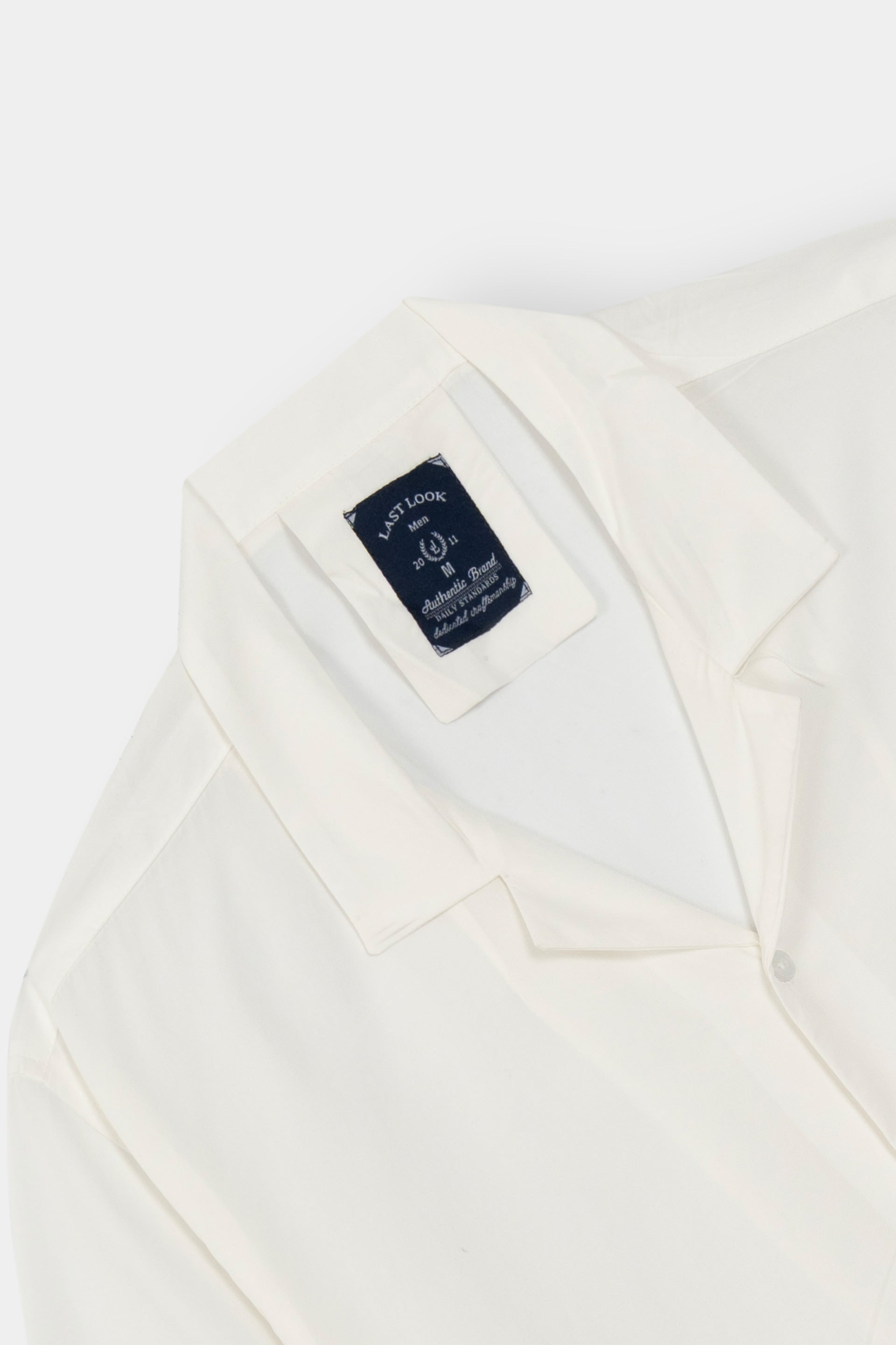 Off White Coat Collar Shirt Men