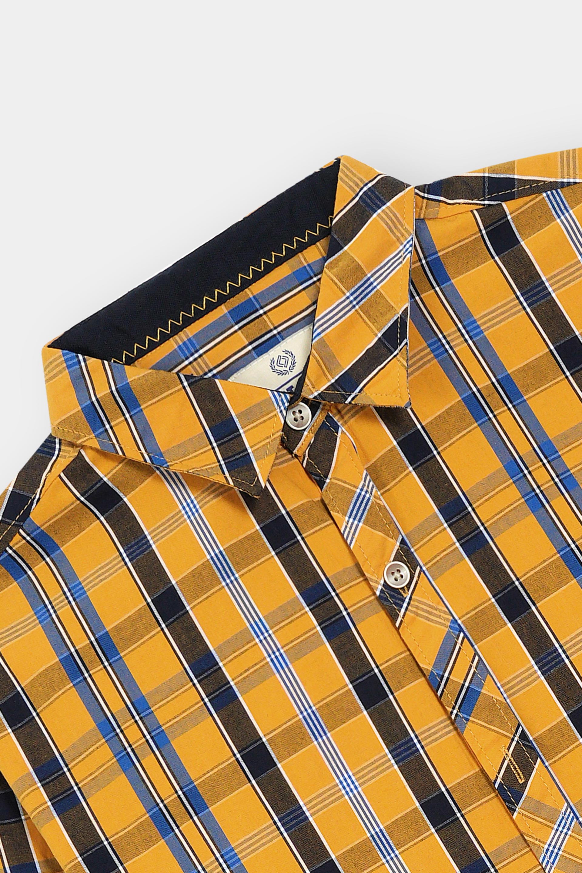 Yellow Dress Shirt Men