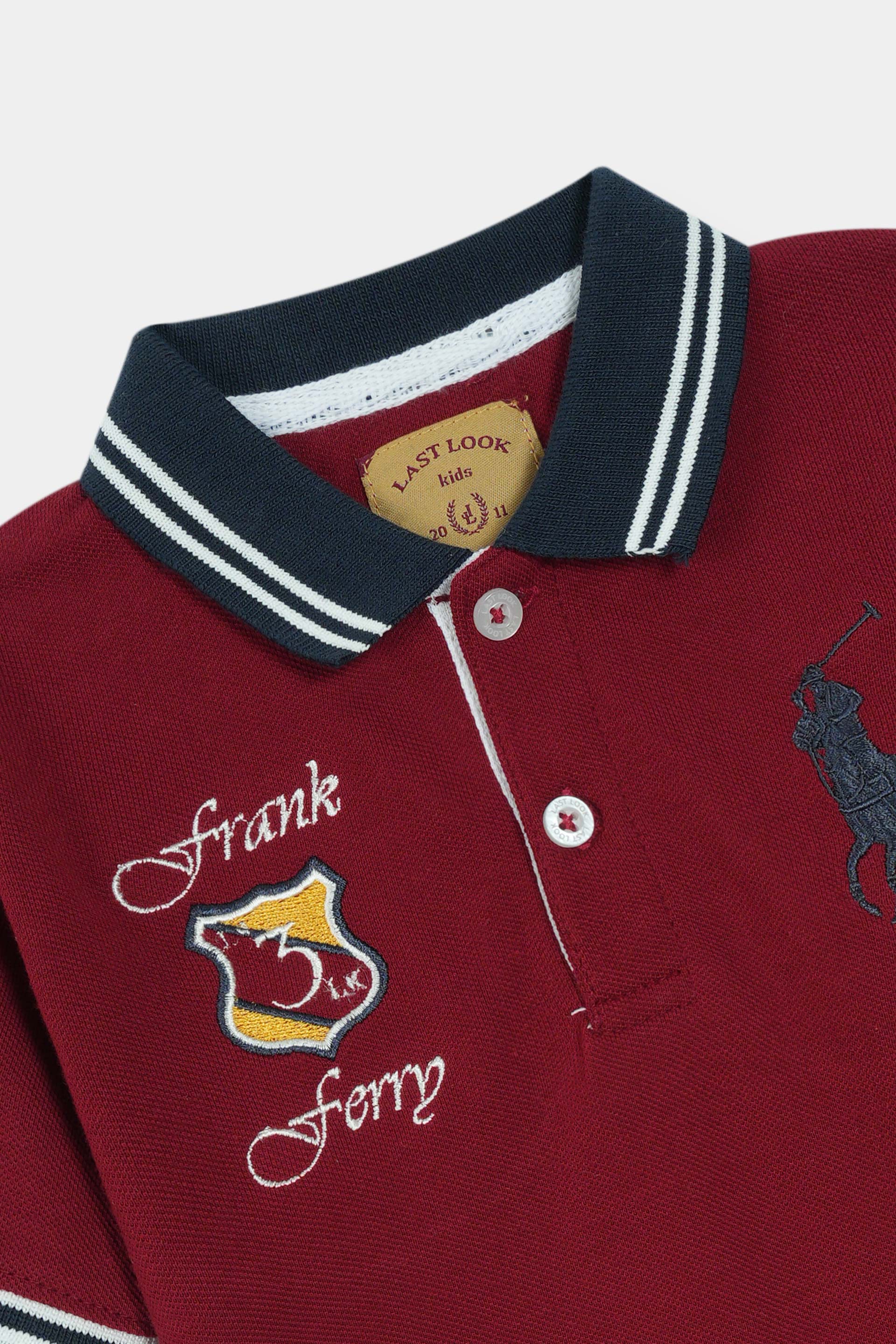 Red Polo Shirt Boys