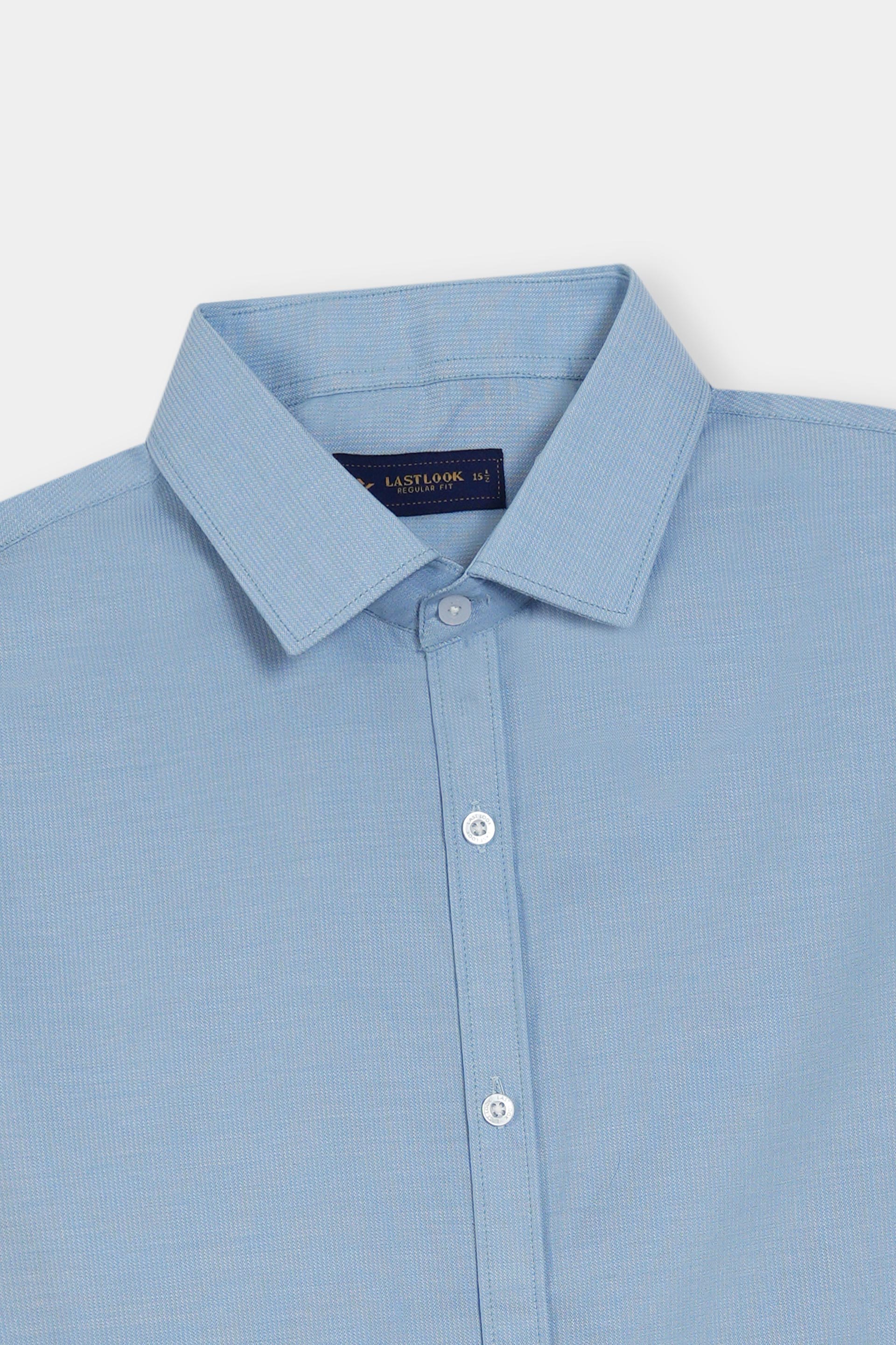Blue Dress Shirt Men