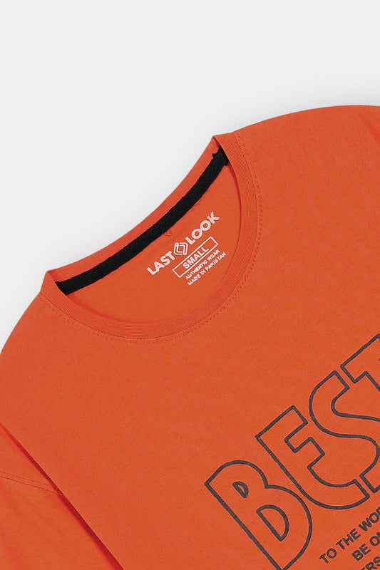 Orange T-Shirt Men