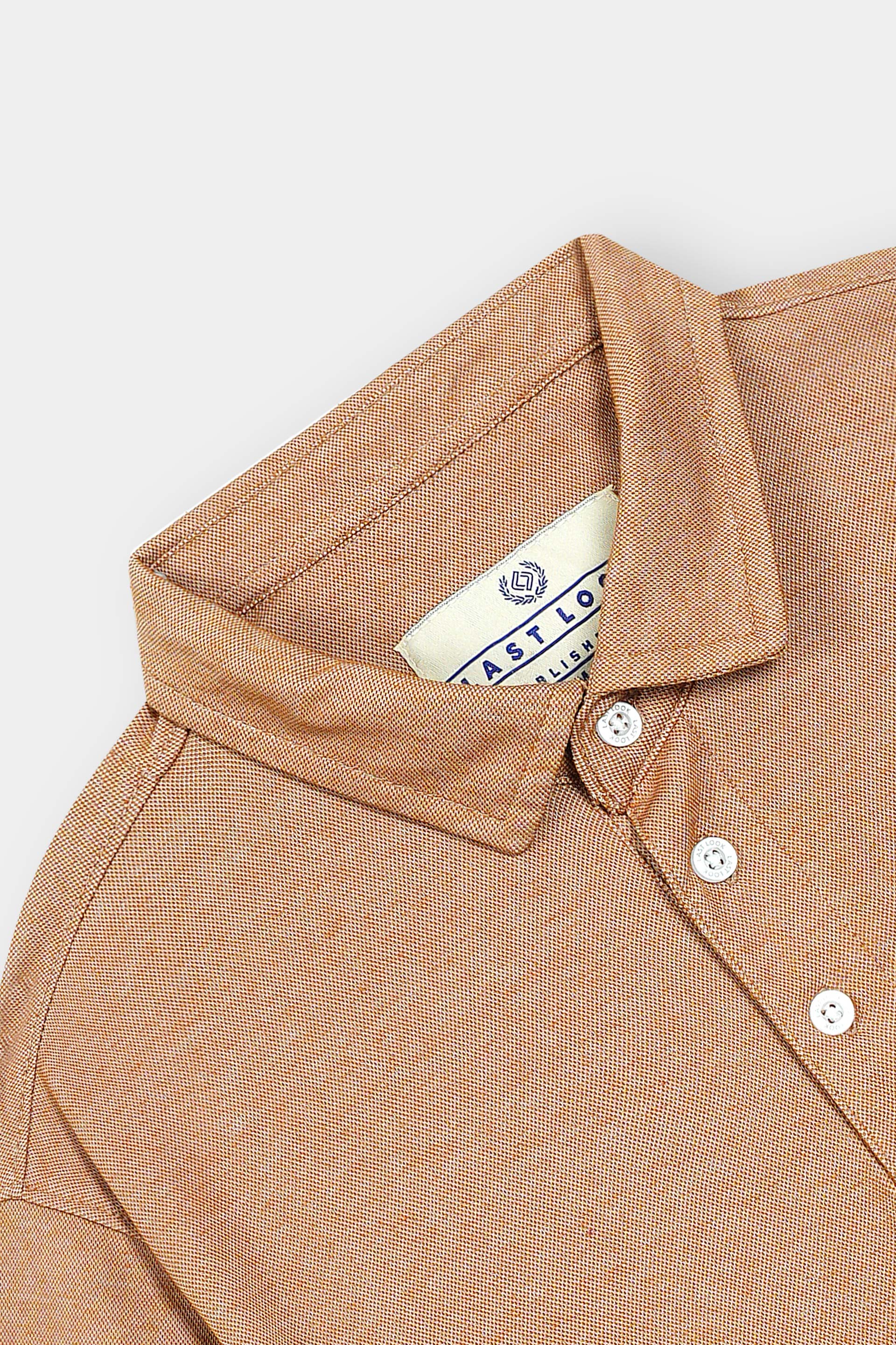 Beige Polo Shirt Men