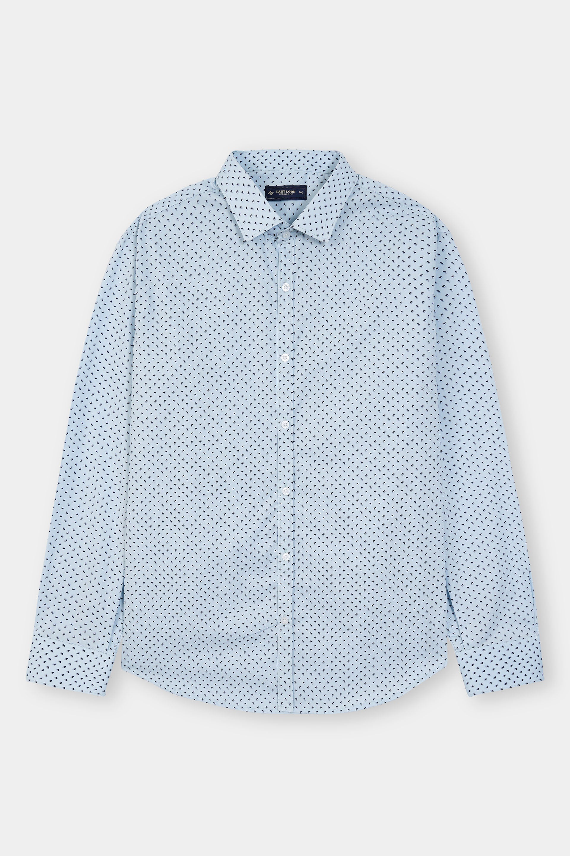 Sky Blue Dress Shirt Men