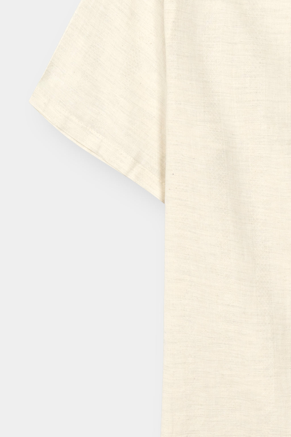 Beige Coat Collar Shirt Men