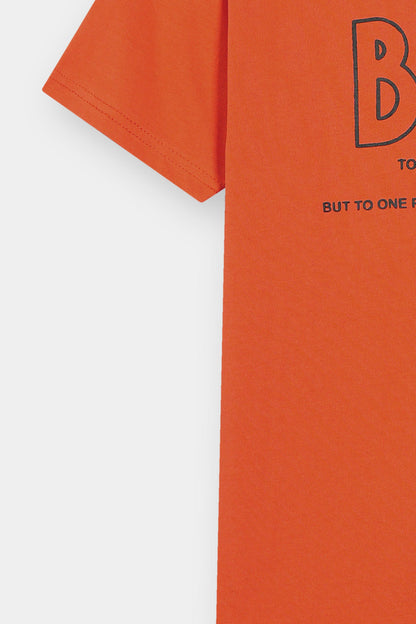 Orange T-Shirt Men