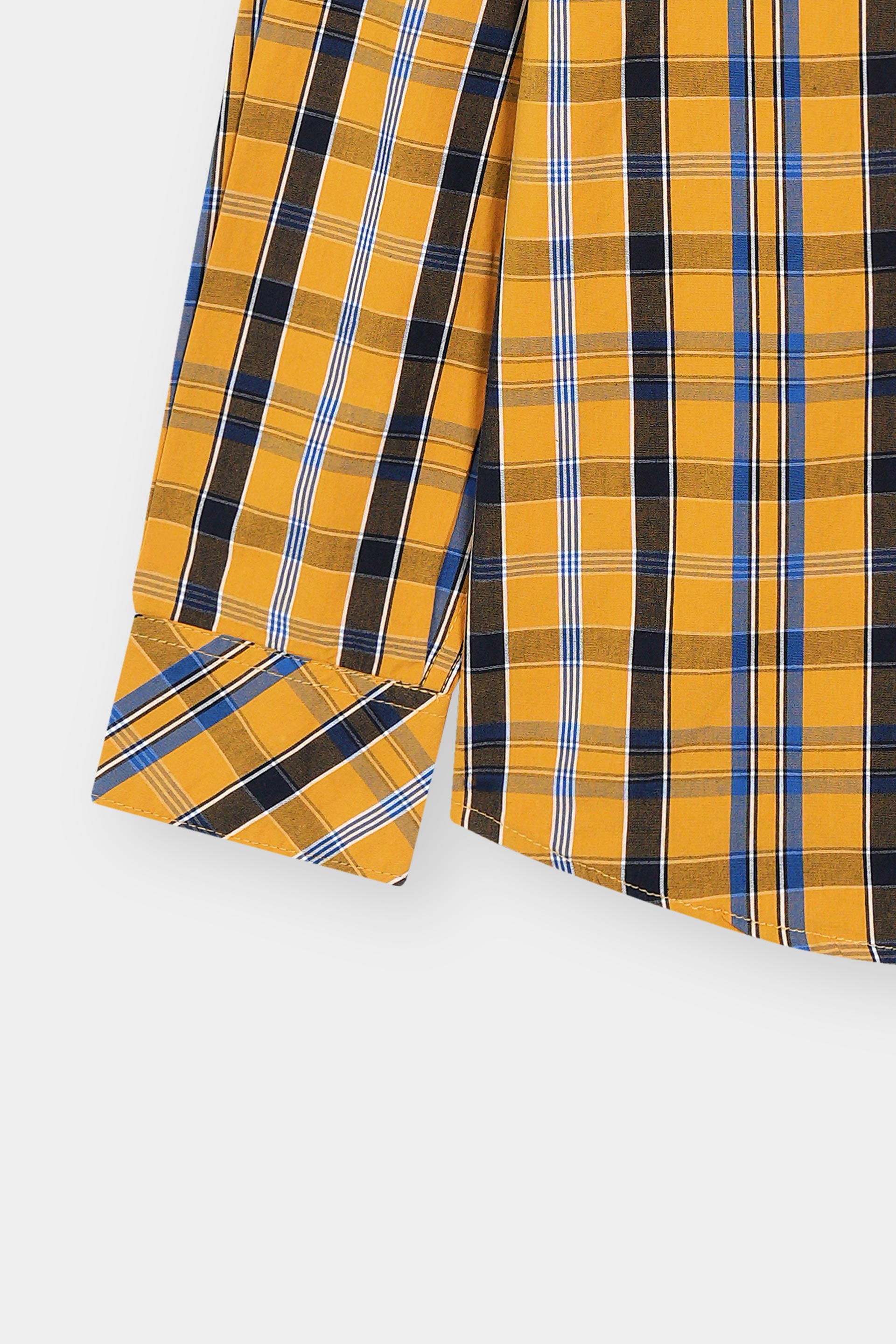 Yellow Dress Shirt Men