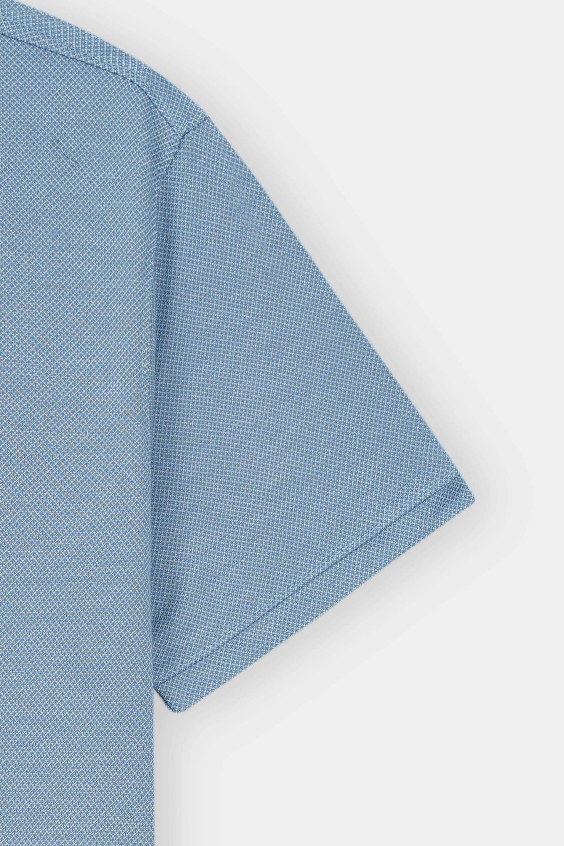 Sky Blue Polo Shirt Men