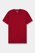 Red Plain T-Shirt Men