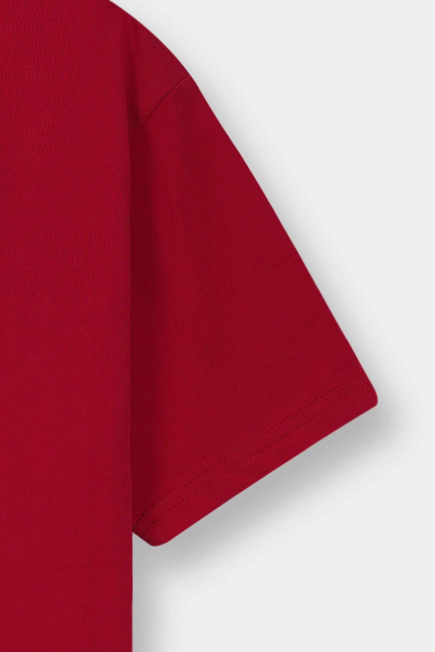 Red Plain T-Shirt Men