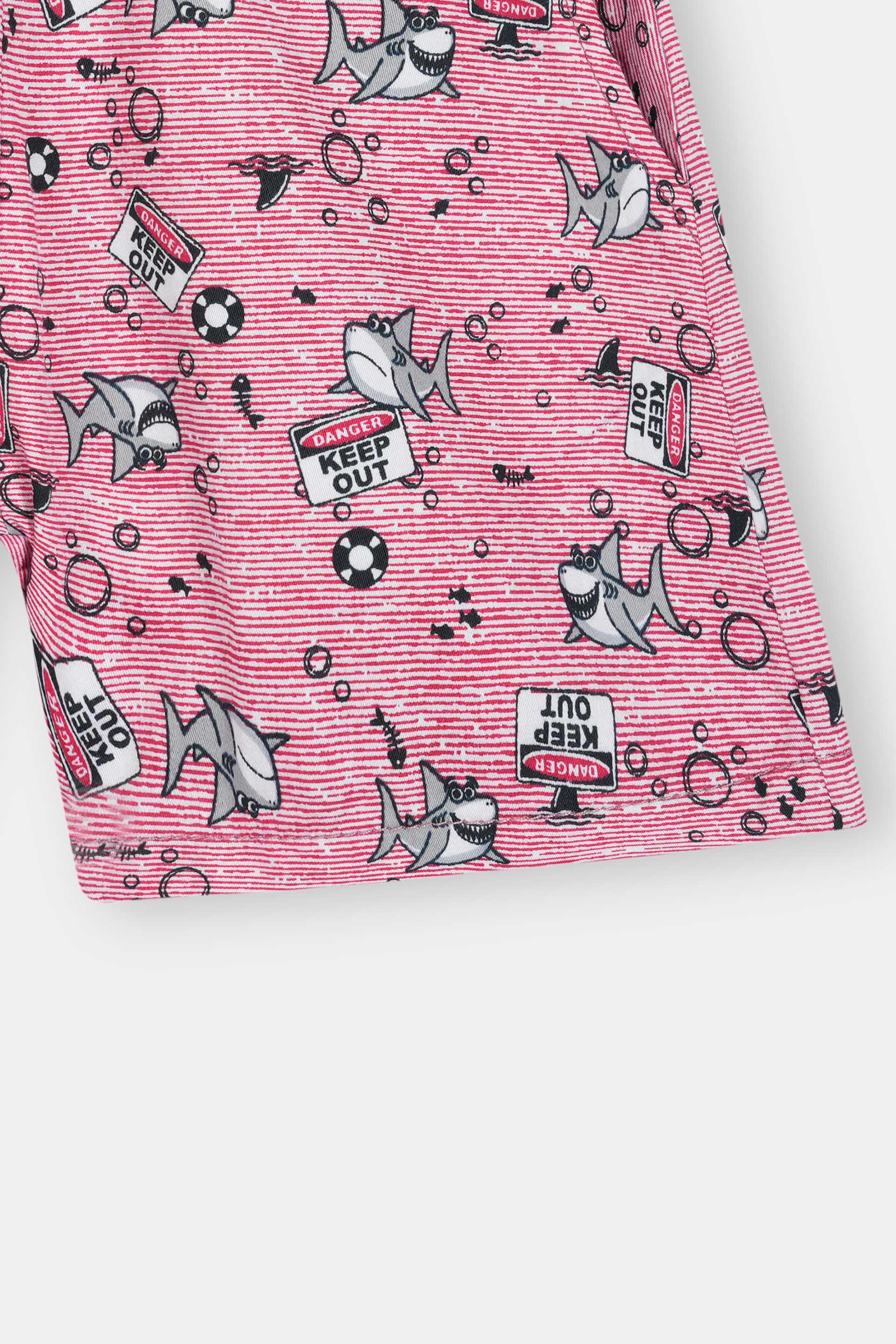 Pink Shark Niker Suit Boys