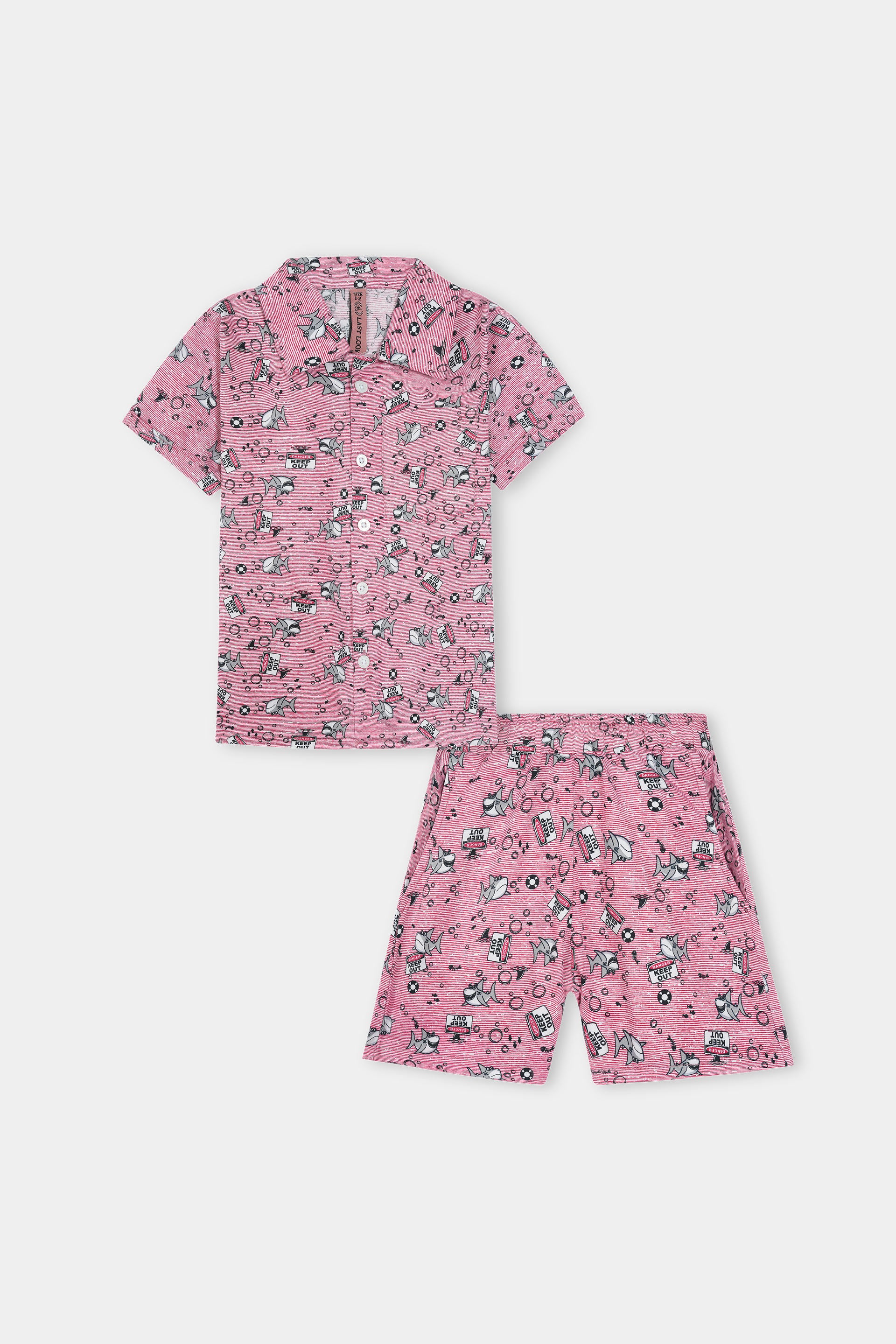 Pink Shark Niker Suit Boys