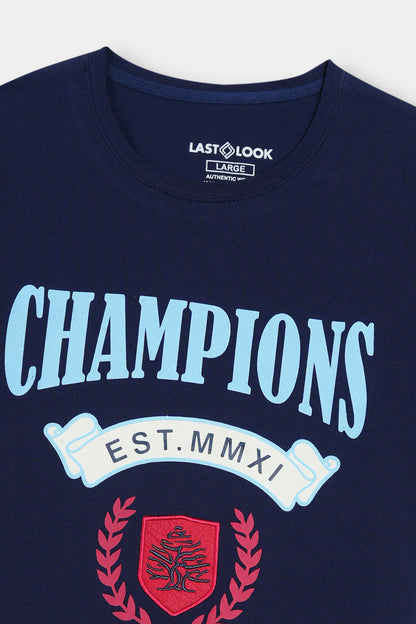 Navy Champions T-Shirt Men