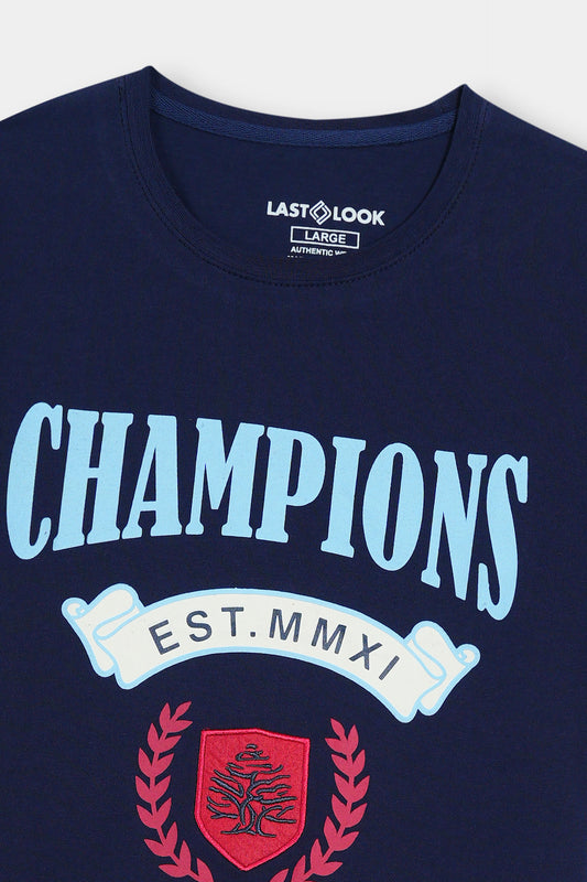 Navy Champions T-Shirt Men