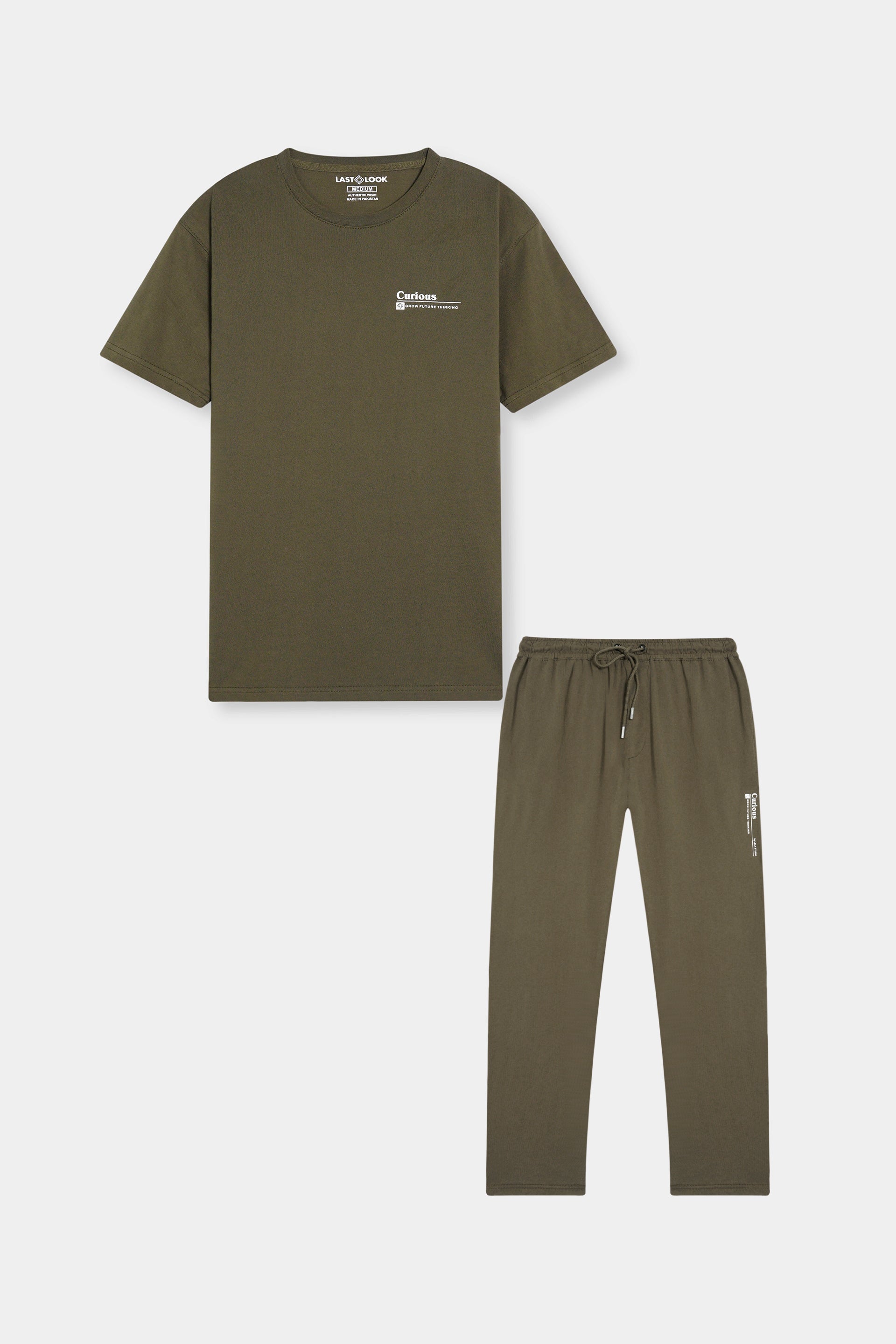 Olive Tracksuit Men