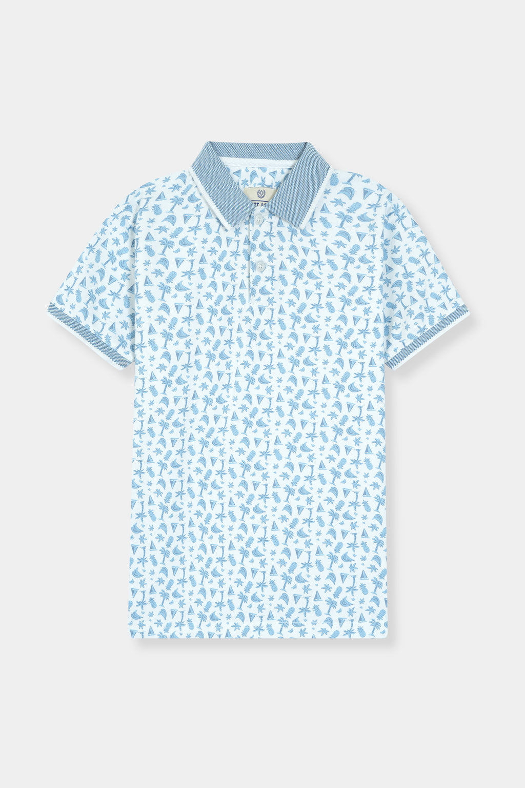 Sky Blue Polo Shirt Boys