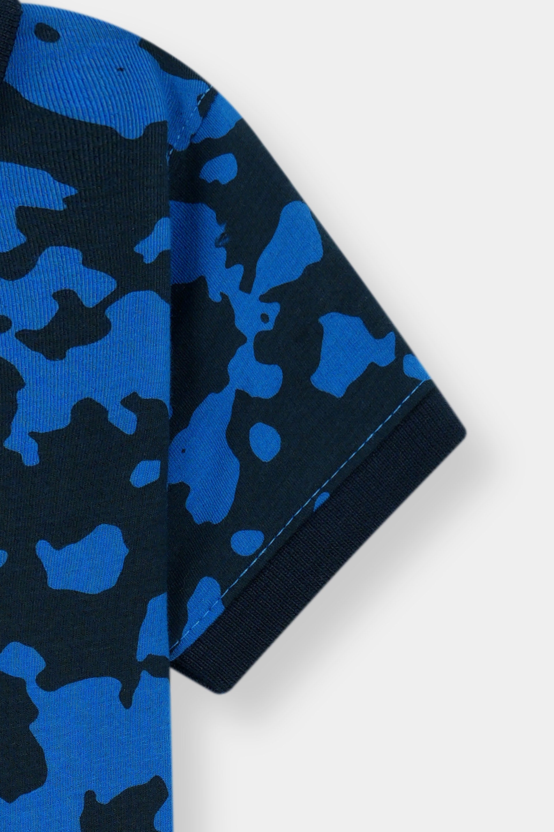 Blue & Black Polo Shirt Boys