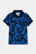 Blue & Black Polo Shirt Boys