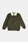 Olive Suede Jacket Boys
