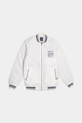 White Men Suede Leather Jacket