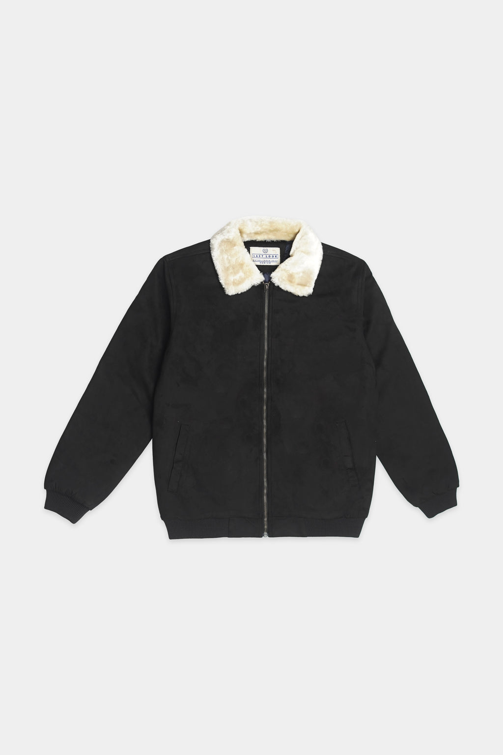Black Men Suede Jacket