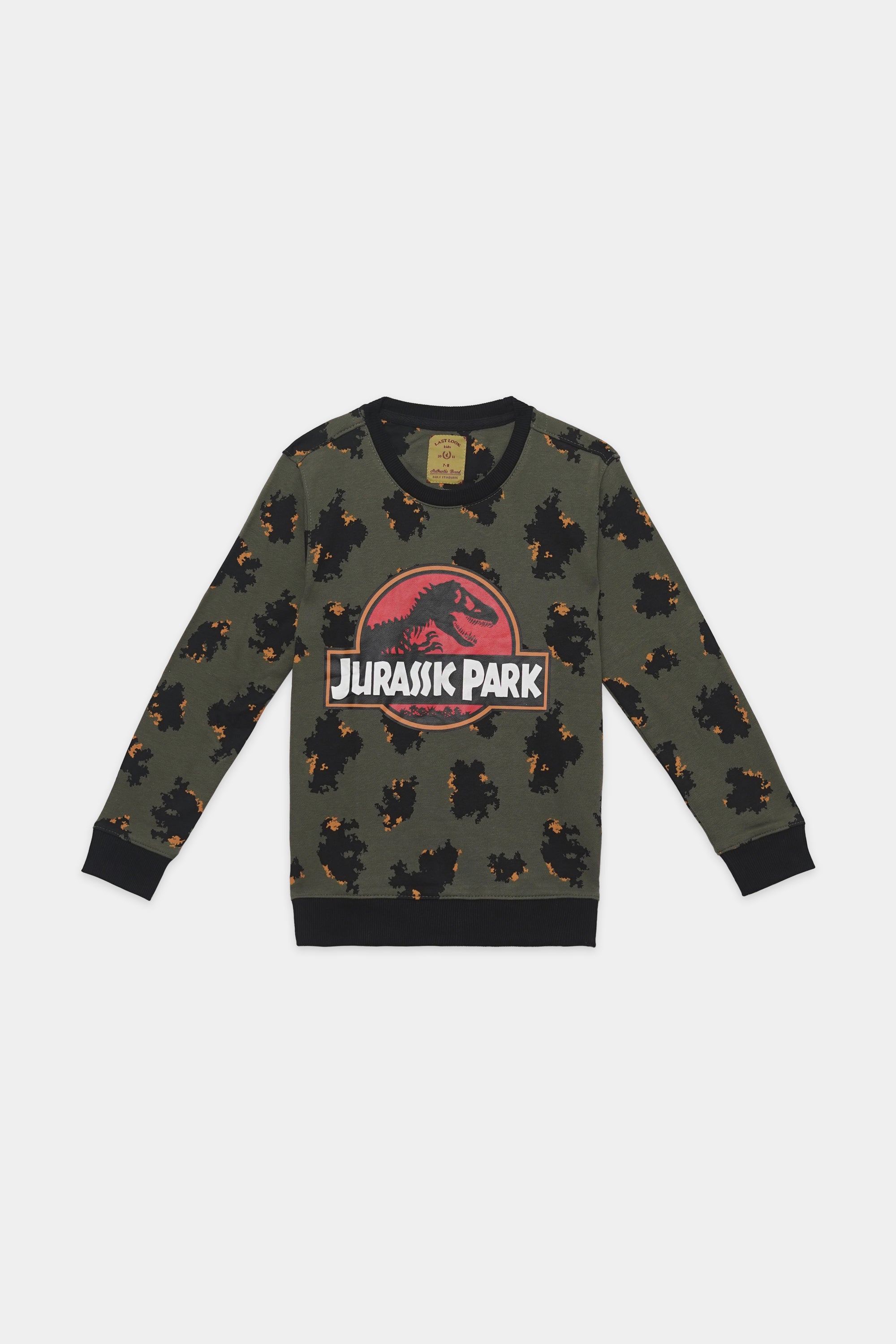 Camo Green Sweatshirt Boys