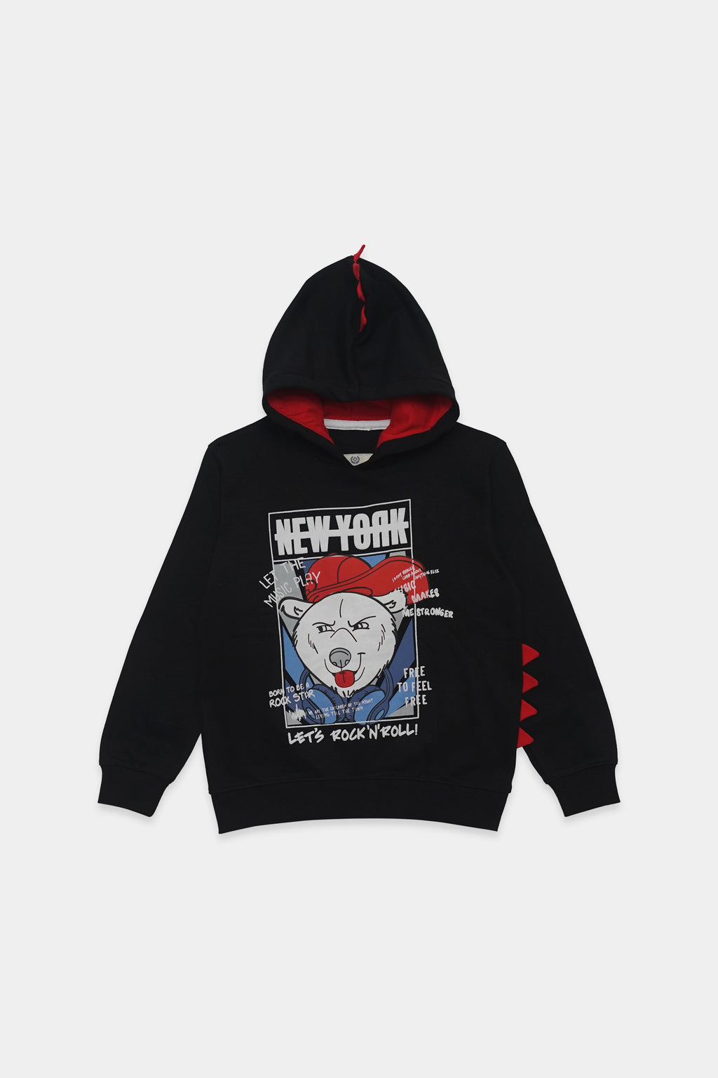 Black Newyork Hoodie Boys
