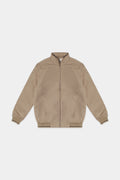 Beige Men Polyster Jacket
