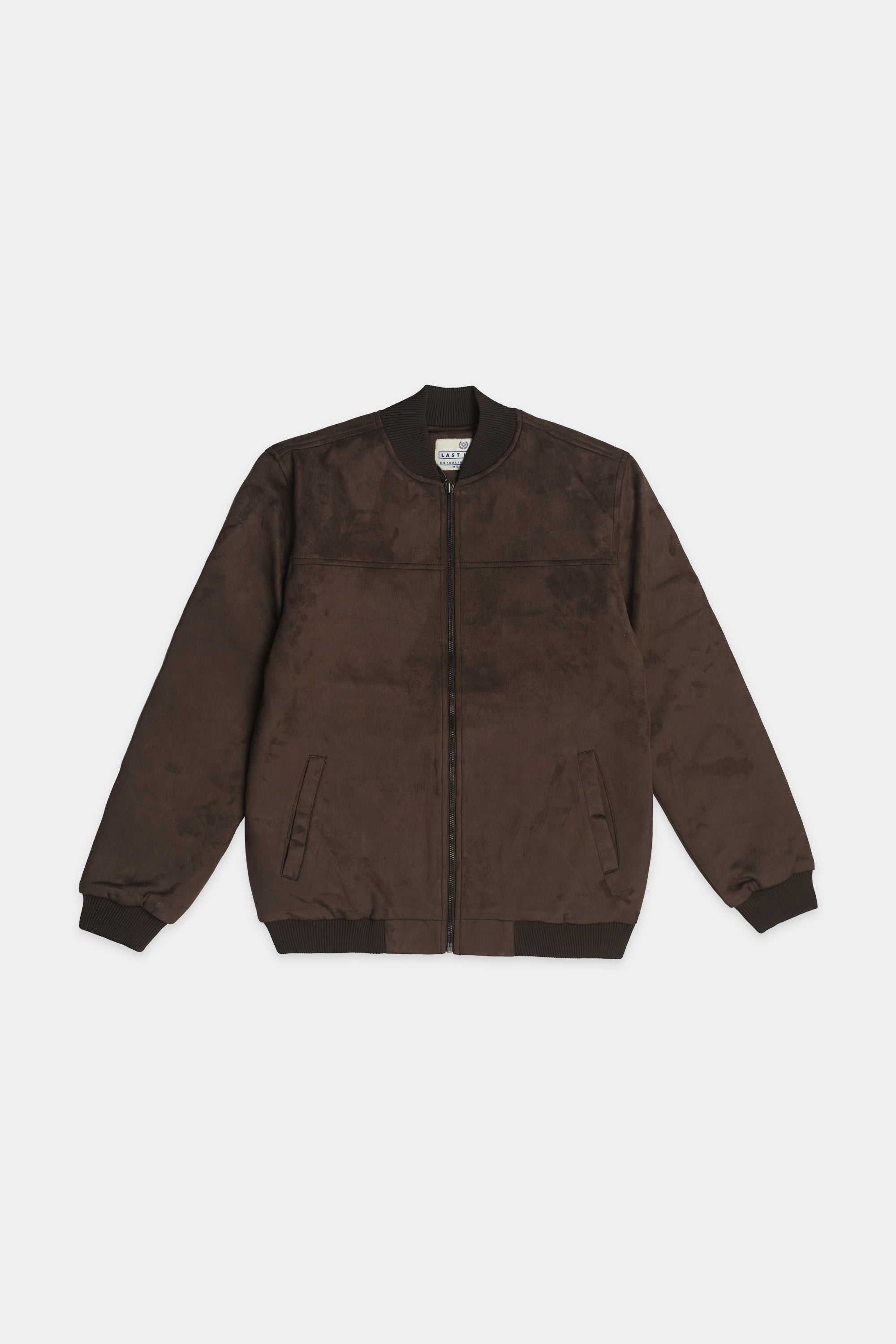 Brown Men Suede Jacket