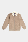 Camel Suede Jacket Boys