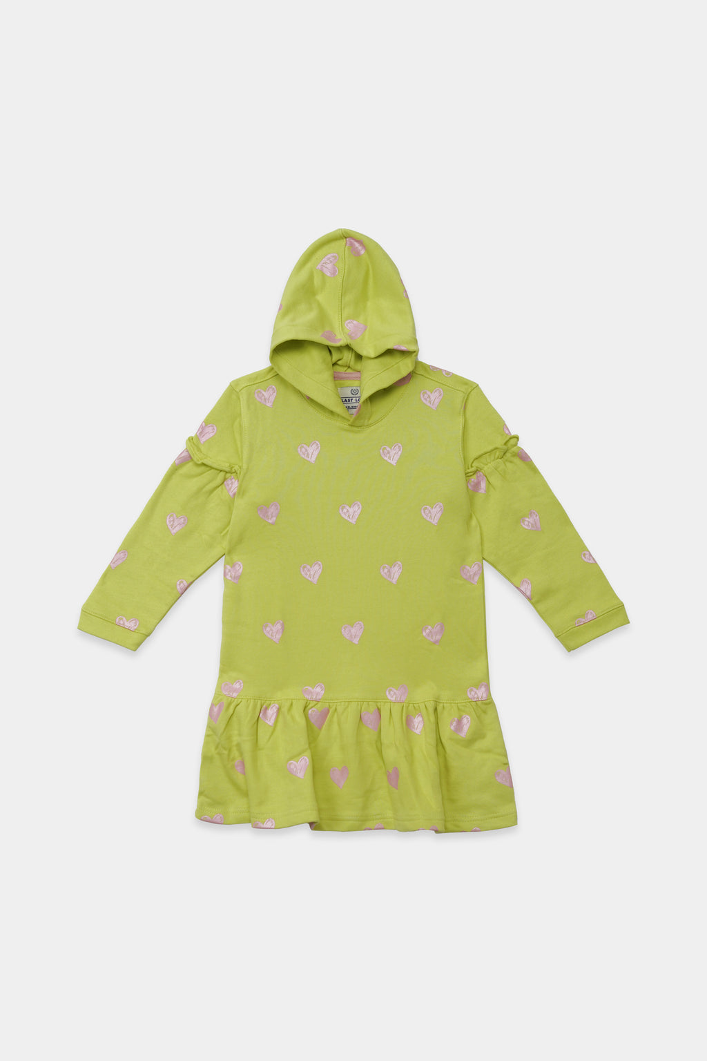 Green & Yellow Hoodie Girls