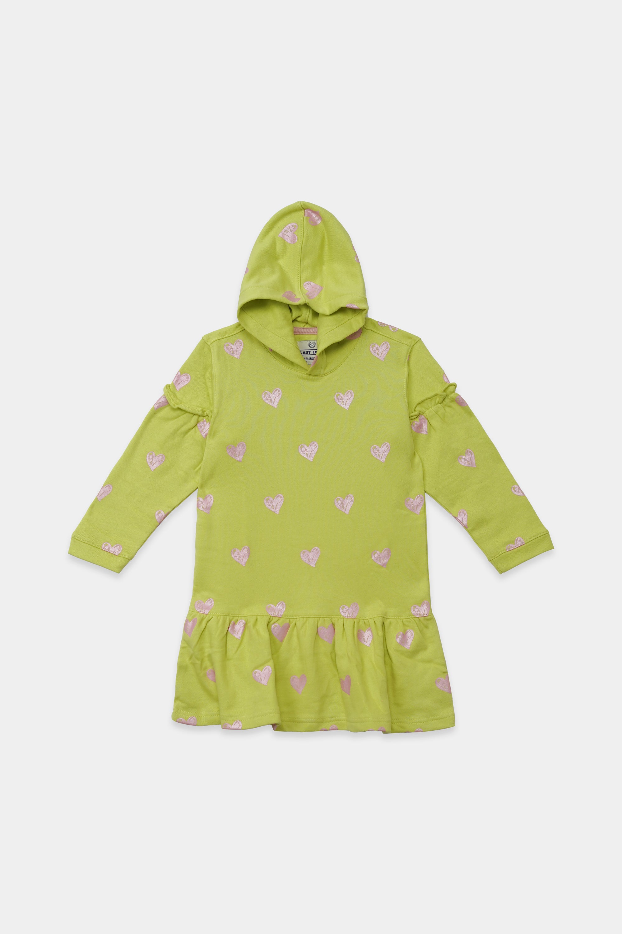 Green & Yellow Hoodie Girls