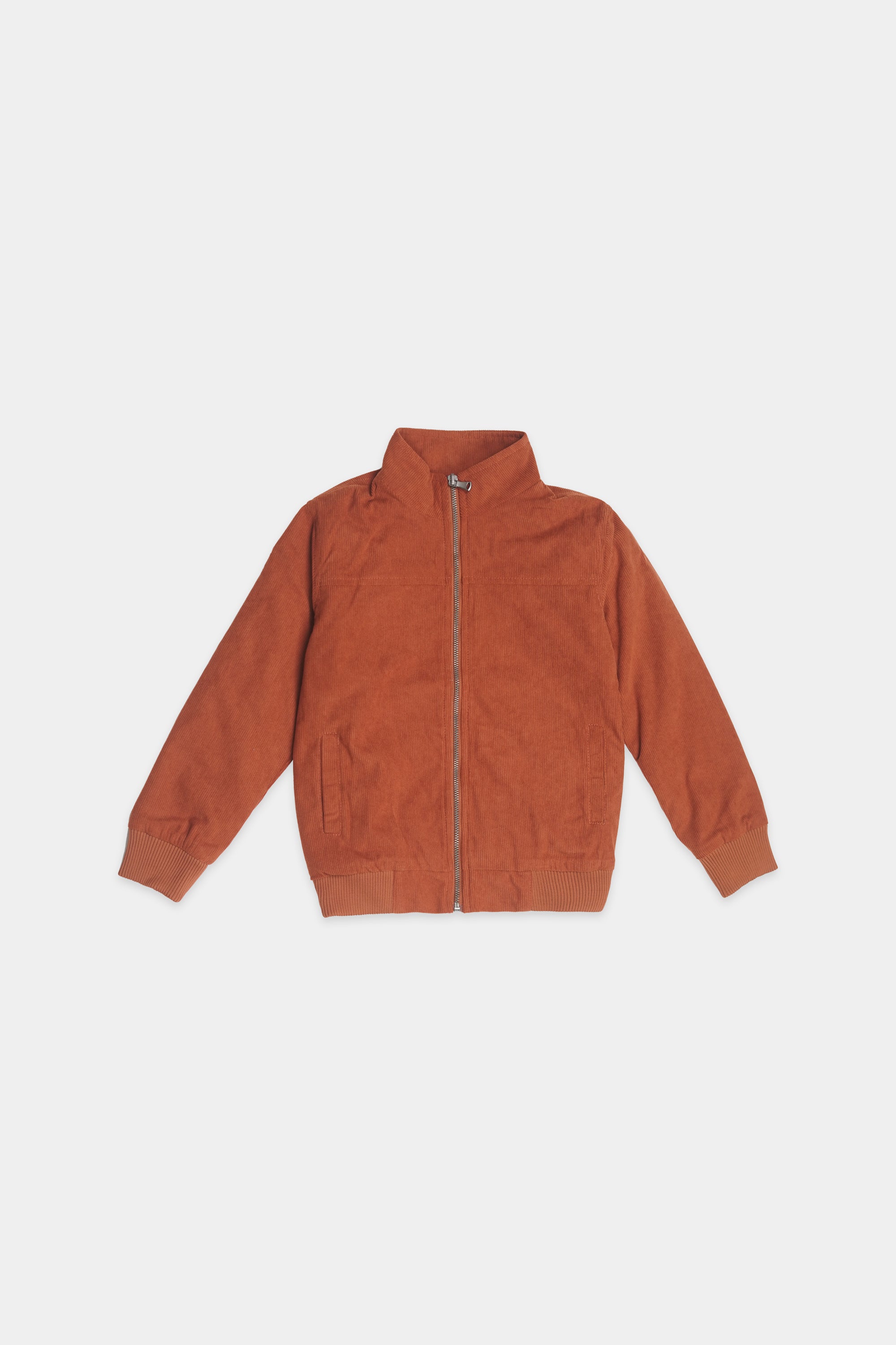 Rust Men Suede Leather Jacket