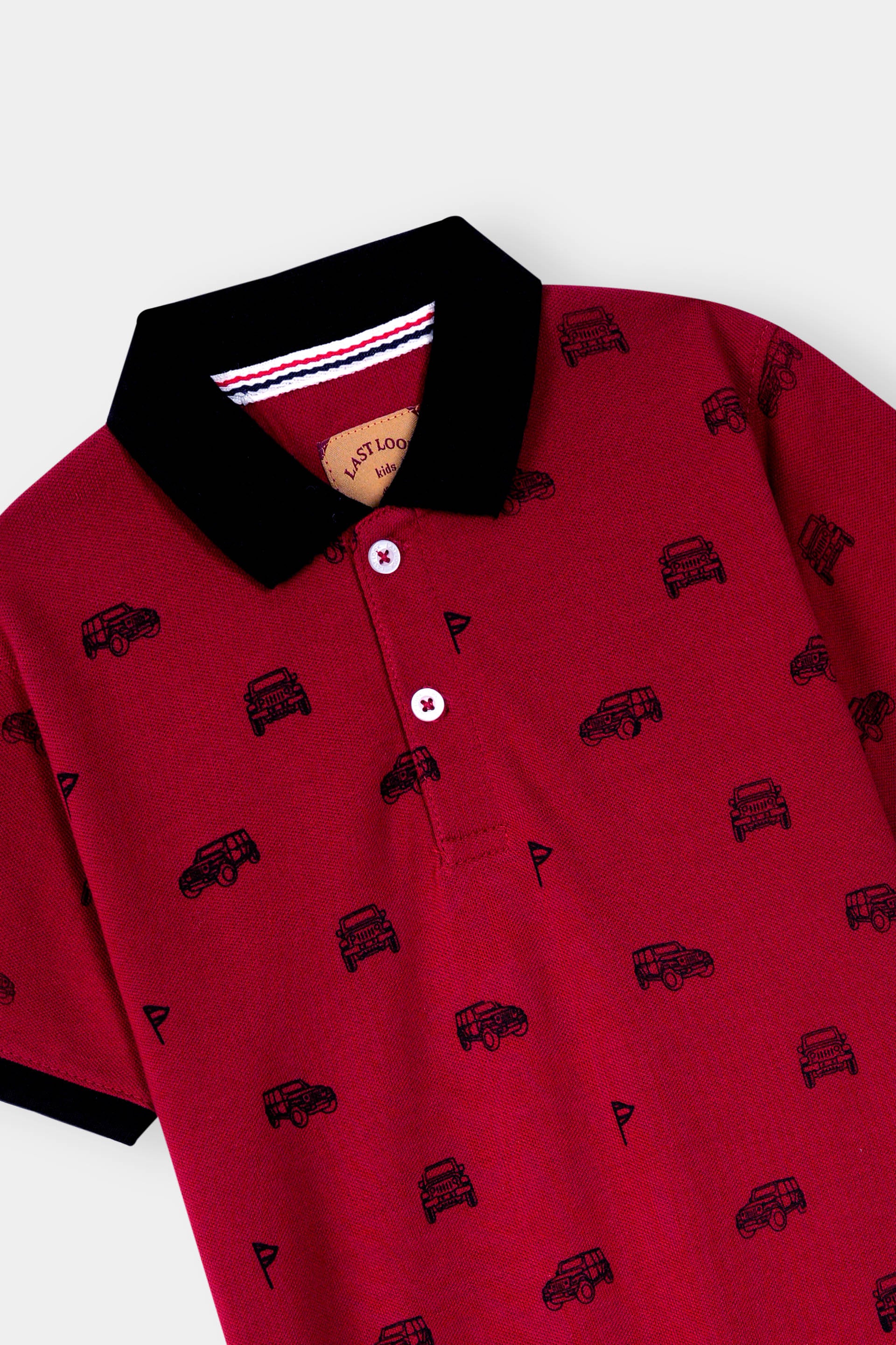 Red Polo Shirt Boys