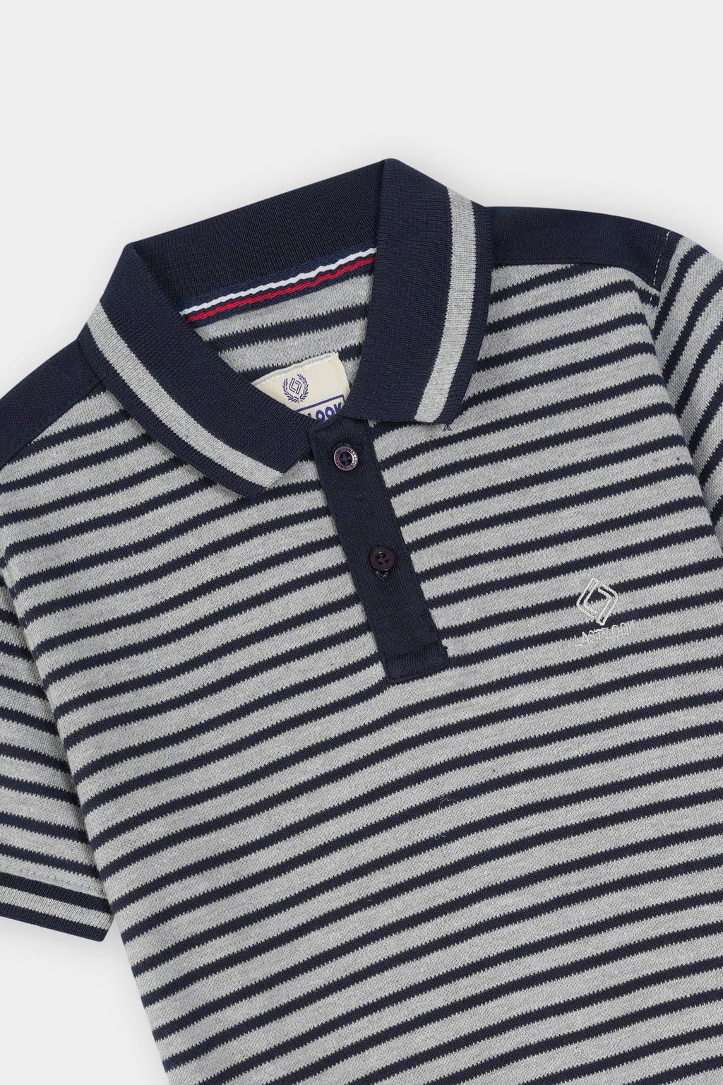 Grey & Black Polo Shirt Boys