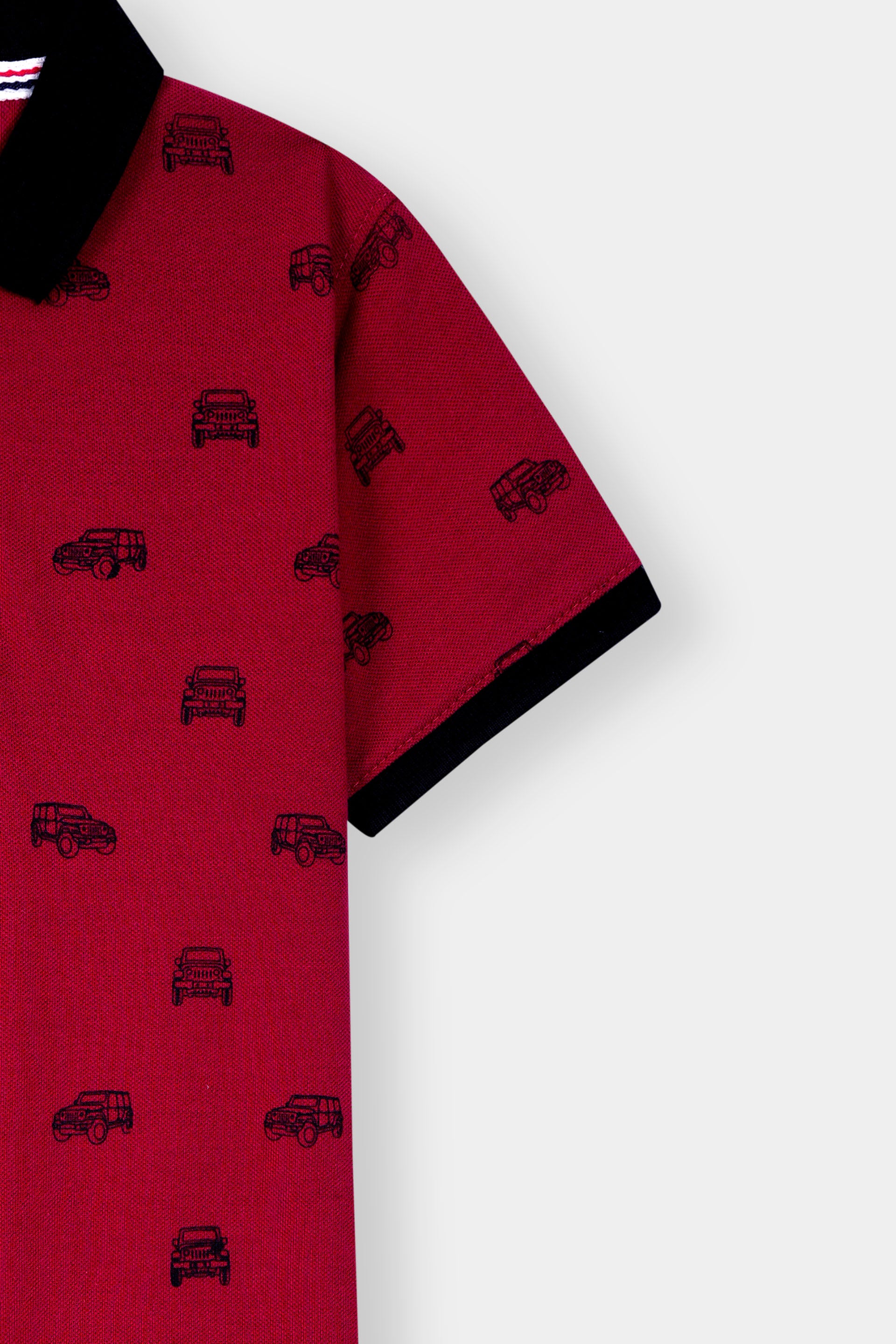 Red Polo Shirt Boys