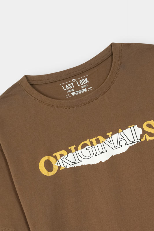 Brown T-Shirt Men